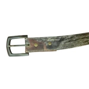 Men's Nocona Camo Belt Cotton Twill Bonded Lined Size 28